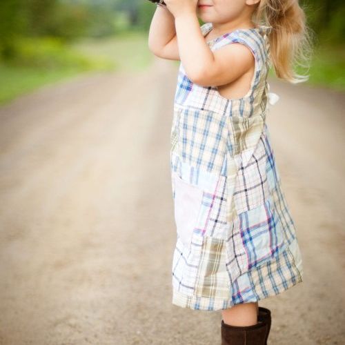 Vestido cuadros